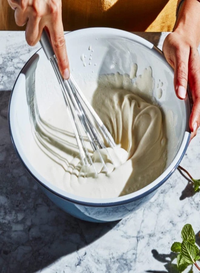 Dynore Stainless Steel Mini Kitchen Whisk, Egg Beater, Blending, Beating, Stirring Multi Utility Whisk-Silver - Image 3